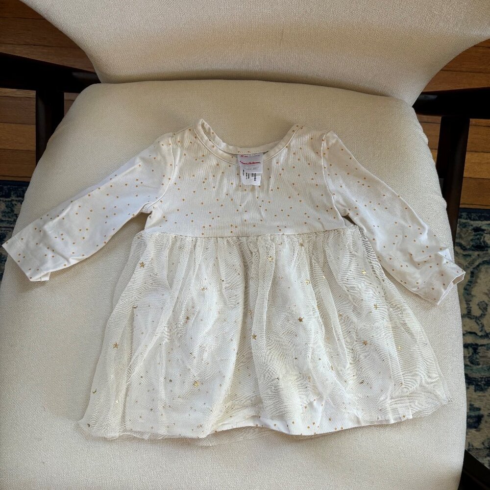 Hanna Andersson tulle dress, 3-6 mos